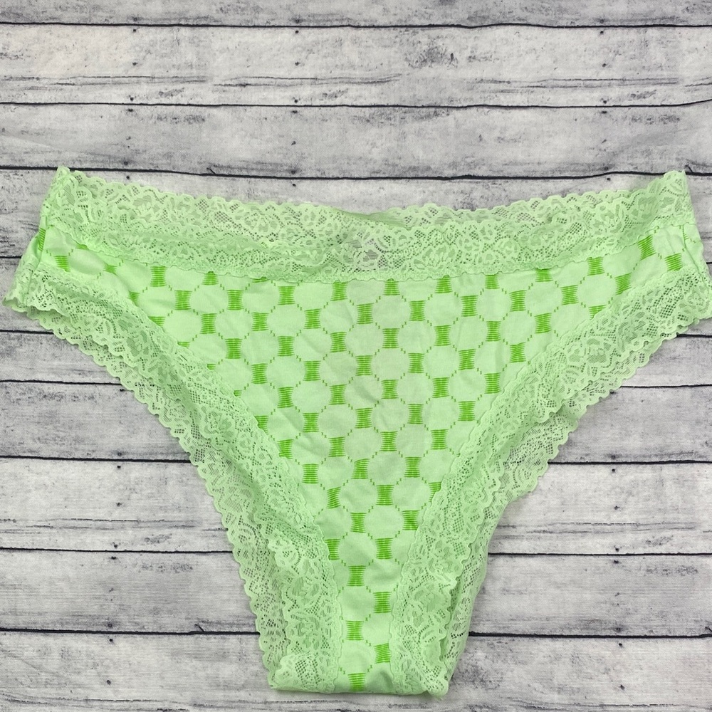 Savage X Fenty Mint Lace Panties NWT 2x